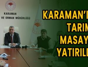 Karaman tarımı masaya yatırıldı