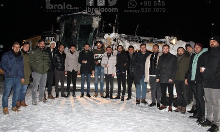 Karaman'da AK Partili gençler çalışmalara destek verdi
