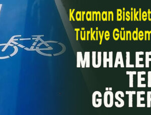 Karaman bisiklet yolu Türkiye gündeminde