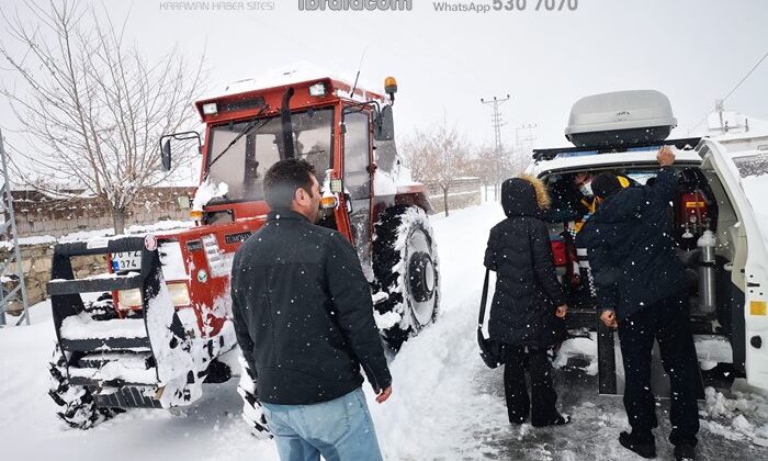 Karaman'da şartlar ağır olsa da ekipler hazır
