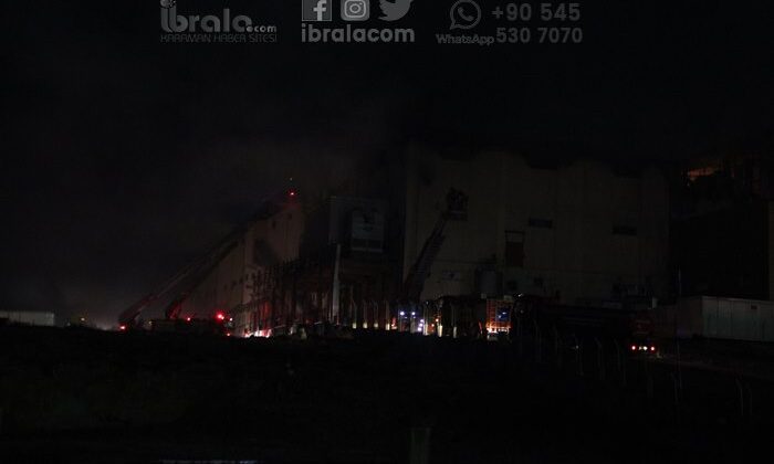 Karaman'daki fabrika yangınından SON DAKİKA gelişmesi