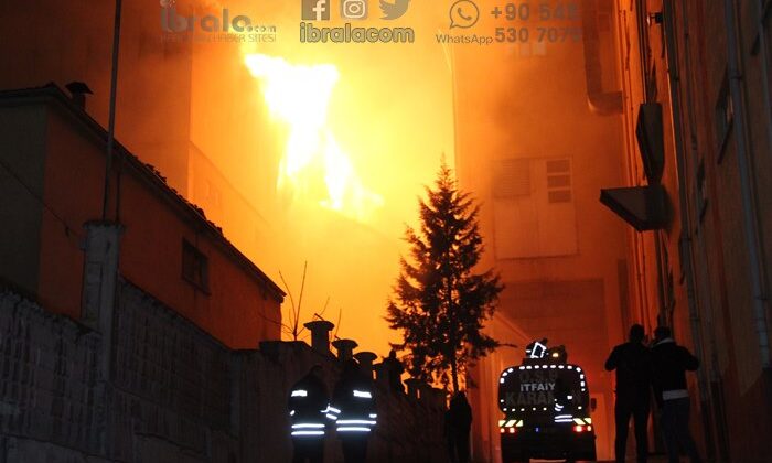 SON DAKİKA Karaman'da büyük yangın!
