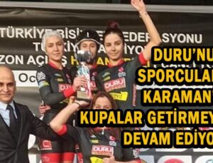 Duru’nun sporcuları Karaman’a kupalar getirmeye devam ediyor