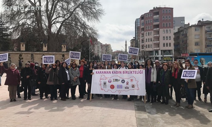 Karaman'da kadın birlikteliği kadınların sesi oldu