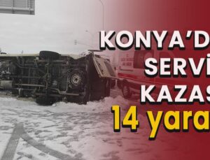 Konya’da 2 işçi servisi çarpıştı! Çok sayıda yaralı!