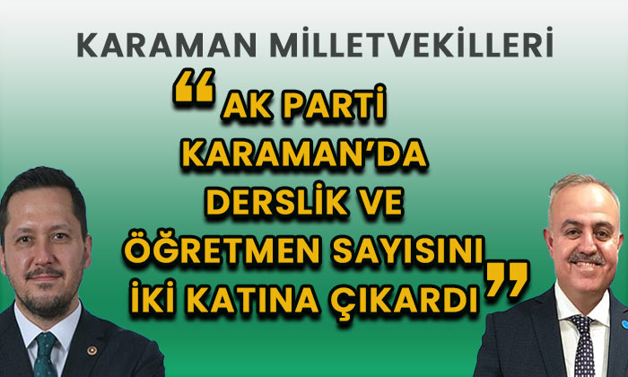 AK Parti iktidarında derslik ve öğretmen sayısı iki katına çıktı