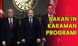 Bakan Varank’ın Karaman programı