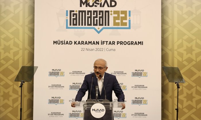 Bakan Varank Karaman'da iftar programında konuştu