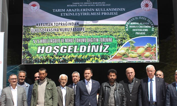 Karaman'da %75 hibeli tohum dağıtıldı