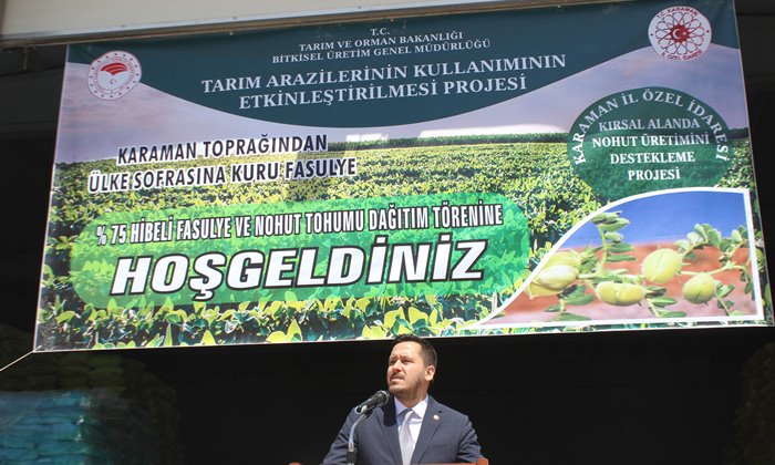 Karaman'da %75 hibeli tohum dağıtıldı