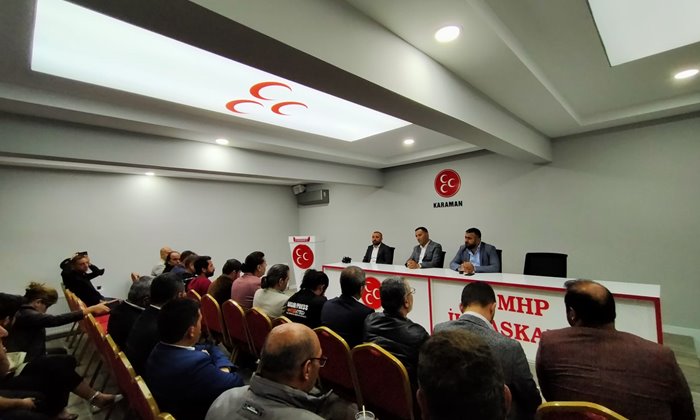 MHP Karaman'da basın mensuplarıyla iftarda buluştu