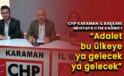 CHP Karaman İl Başkanı Mustafa Cem Kağnıcı açıklama yaptı