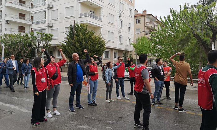 Karaman'da 1 Mayıs coşkusu