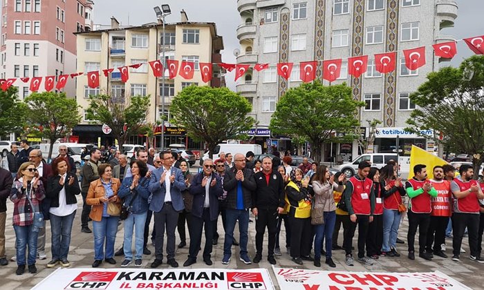 Karaman'da 1 Mayıs coşkusu