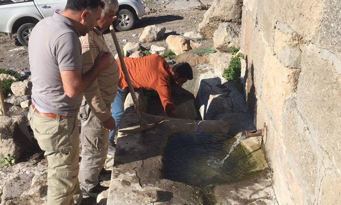 Karaman'da su pınarlarına tadilat yapıldı