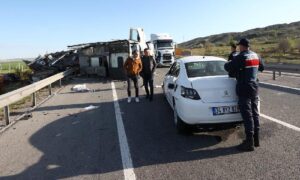 Konya-Ankara kara yolunda feci kaza!