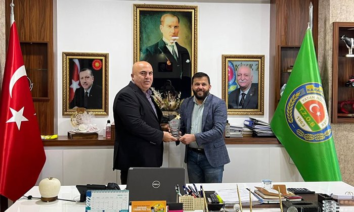 Karaman'ın en başarılı oda başkanı Mehmet Bayram seçildi