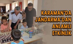 Karaman’da Jandarma’dan anlamlı etkinlik