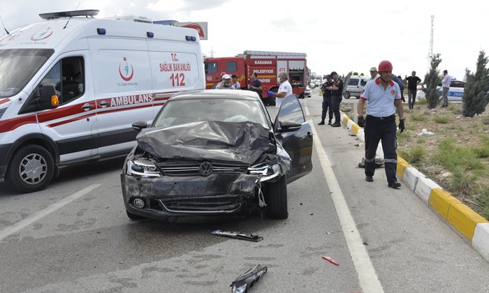 Karaman'da feci kaza! Çok sayıda yaralı!