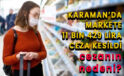 Karaman’da markete 11 bin 429 lira ceza