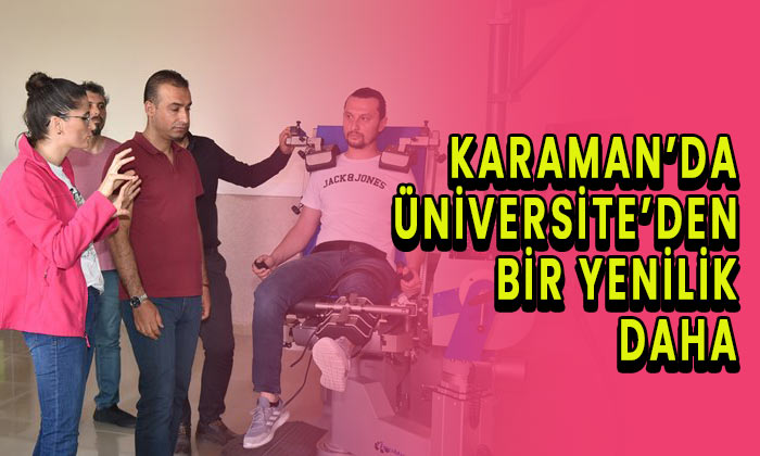 Karaman’da Üniversite’den bir yenilik daha