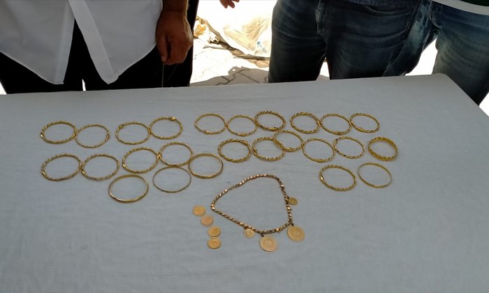 Karaman'da bir kilo altın buldu