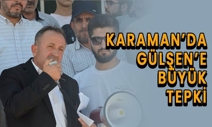 Karaman’da şarkıcı Gülşen’e büyük tepki