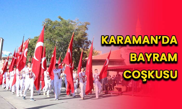 Karaman’da bayram coşkusu