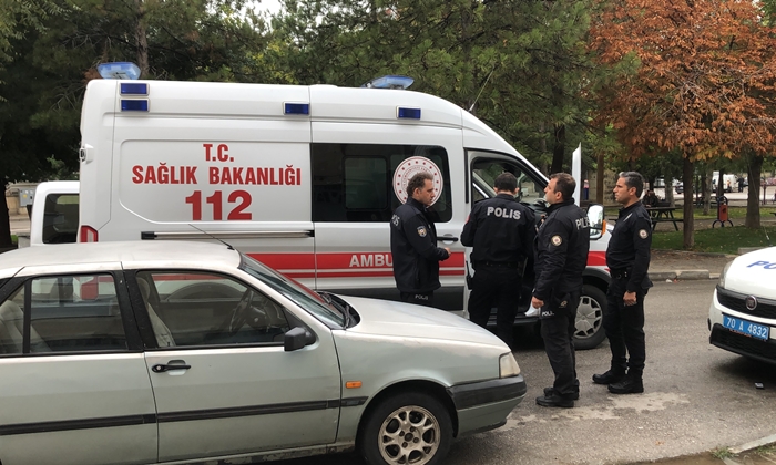 Karaman'da eşi tarafından bıçaklandı!