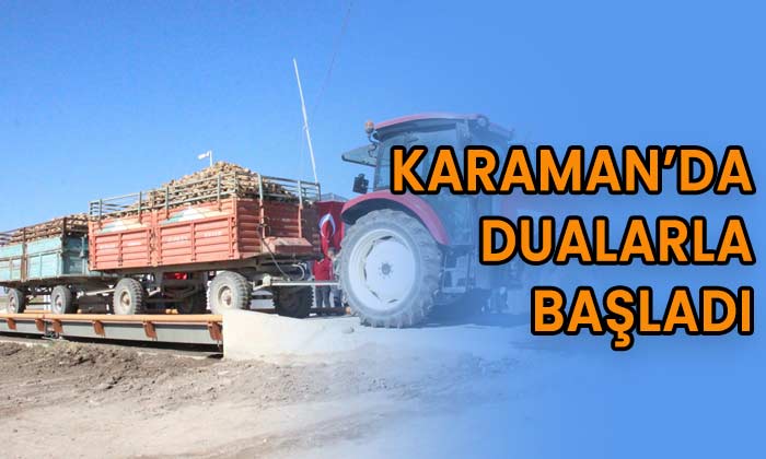 Karaman’da dualarla başladı