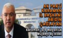 AK Parti Karaman il Başkanı Çağlayan açıkladı