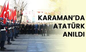 Karaman’da Atatürk anıldı