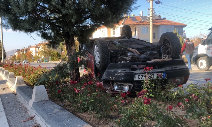 Karaman'da bir garip kaza
