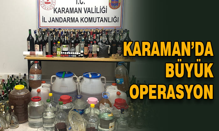 Karaman’da büyük operasyon