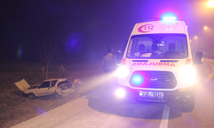 Karaman'da trafik kazasında yaşamını yitirdi
