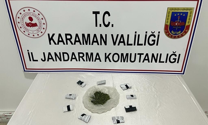 Karaman’da iki ayrı uyuşturucu operasyonu