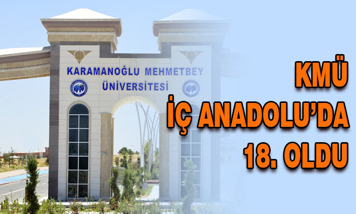 Karamanoğlu Mehmetbey Üniversitesi 18.oldu