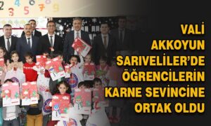 Vali Akkoyun Öğrencilerin Karne Mutluluğuna Ortak Oldu