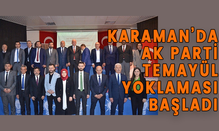 Karaman’da AK Parti Temayül yoklaması başladı