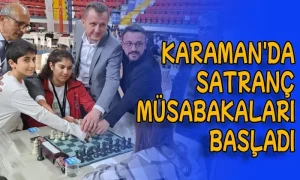 Karaman’da satranç müsabakaları başladı