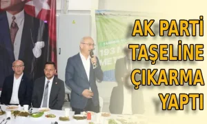 AK Parti Taşeline çıkarma yaptı