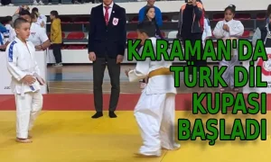 Karaman’da Türk Dil Kupası