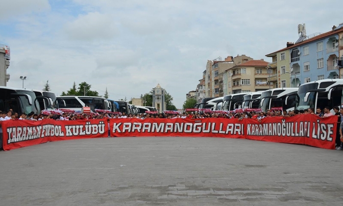 Karaman'dan Ankara'ya akın ettiler