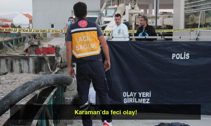 Karaman’da feci olay!