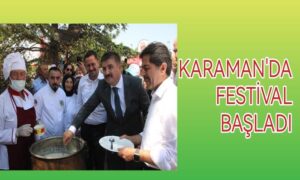 Karaman’da festival başladı