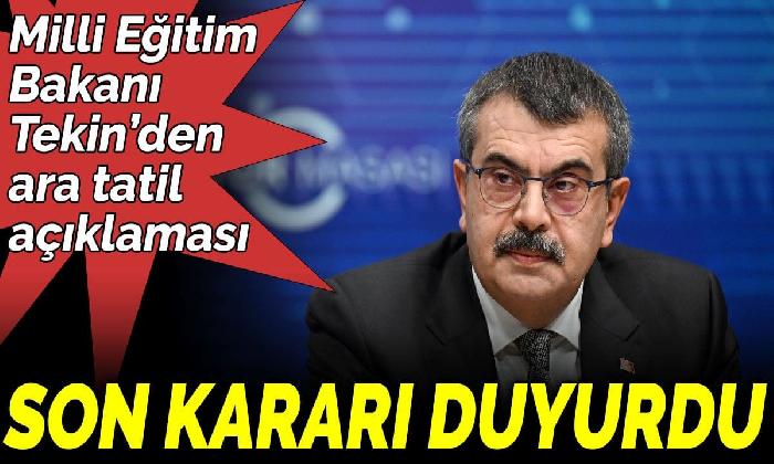 Milli Eğitim Bakanı son kararı duyurdu