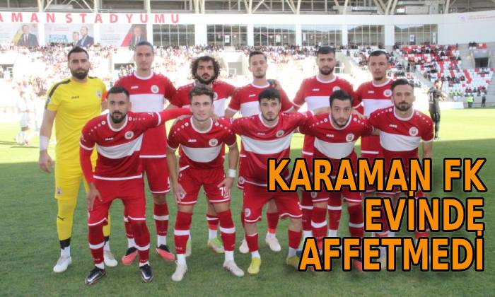 Karaman FK evinde affetmedi