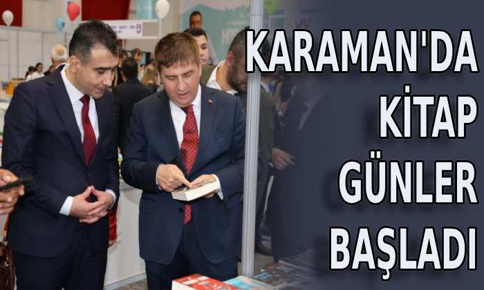 Karaman Kitap Günleri Başladı