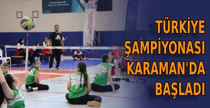 Türkiye Şampiyonası Karaman’da başladı