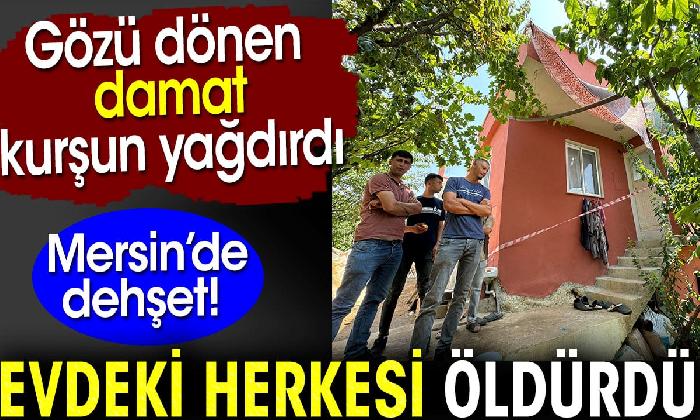 Mersin’de şok olay